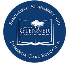 George G. Glenner Alzheimer's Family Centers, Specialized Alzheimer's and Dementia Care Education logo.
